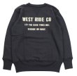 WESTRIDE -WAREHOUSE SWEAT-01 WR 30th LIMITED- BLK