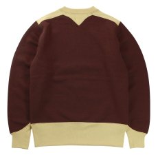 画像2: FREEWHEELERS & CO. ["USAAF 90TH BG 320TH BSQ JOLLY ROGER" ATHLETIC SWEAT SHIRT #2434011 OLD BROWN×DRY BEIGE size.42,44] (2)