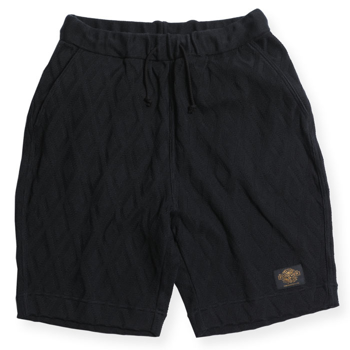 WESTRIDE -NGT MESH JACQUARD SHORTS- BLK